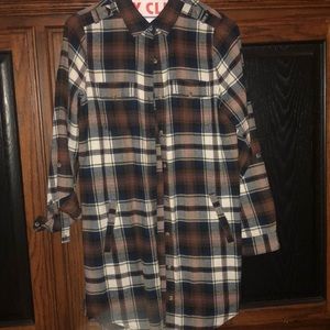 Flannel dress